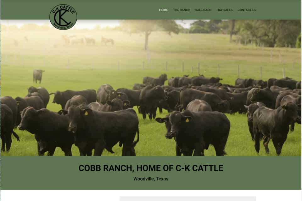 Cobb Ranch, Home of C-K Cattle by Specialty Steel Supply